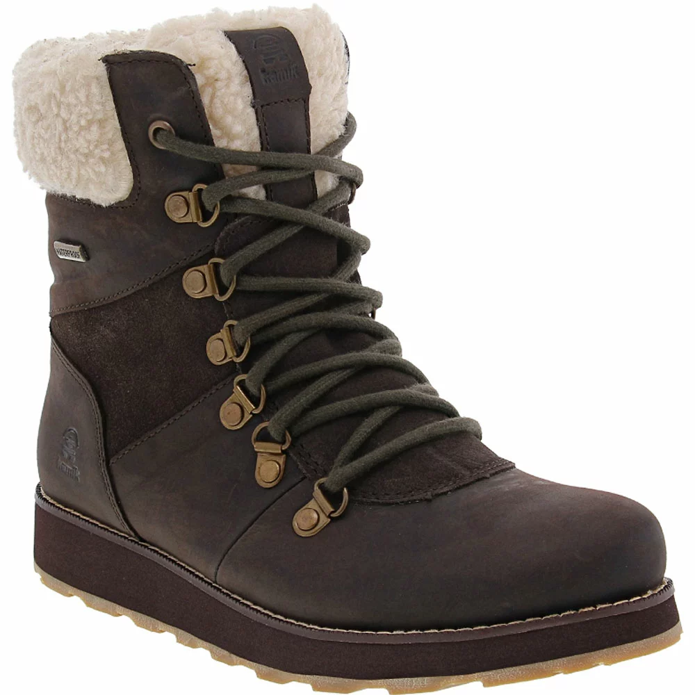 Kamik Boots Kamik Ariel F Winter Boots - Womens Dark Brown 2 Kamik Boots Kamik Ariel F Winter Boots - Womens Dark Brown - Image 2