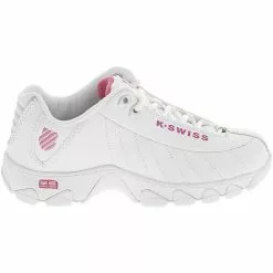 K Swiss St329 Cmf Training Shoes - Womens White Shocking Pink