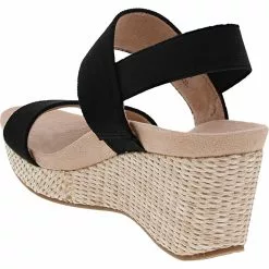 Life Stride Delta Sandals - Womens Black -Rogan‘s Shoes shop LS DELTA BLK3