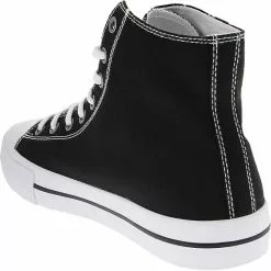 Lugz Stagger Hi Womens Sneakers Black White -Rogan‘s Shoes shop LZ WSTAGHC BWH3