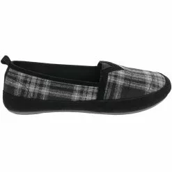 Mia Adri Slip On Casual Shoes - Womens Black Plaid