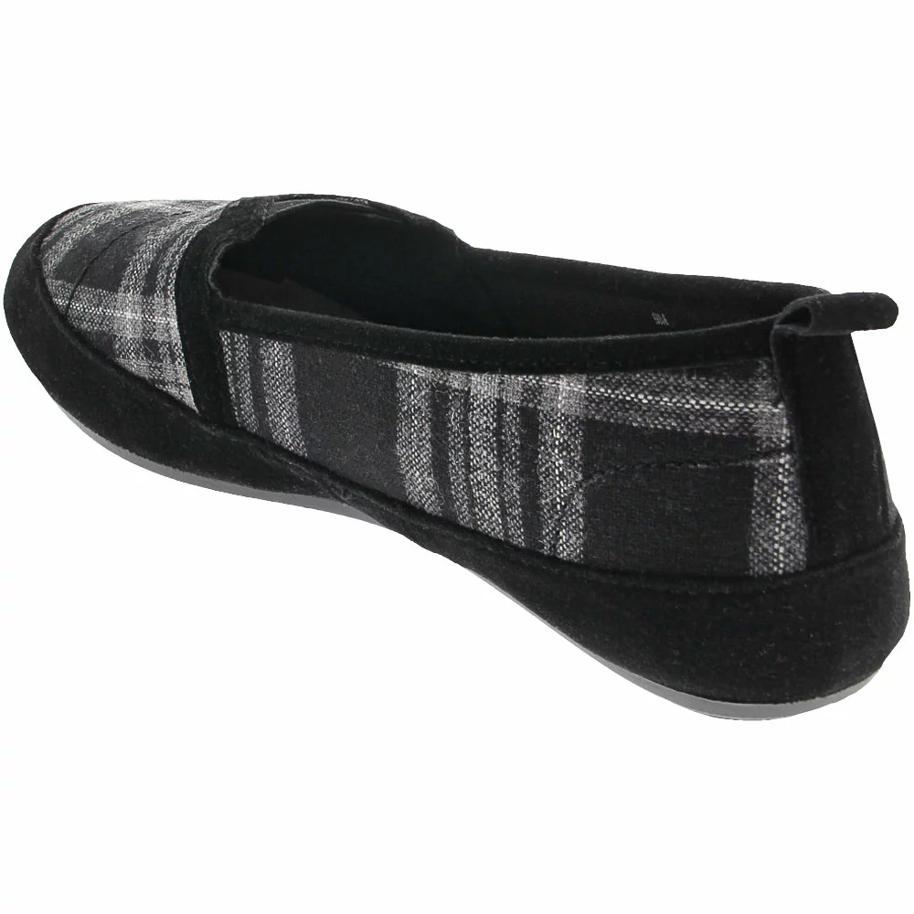 Mia Adri Slip On Casual Shoes - Womens Black Plaid 3 Mia Adri Slip On Casual Shoes - Womens Black Plaid - Image 3