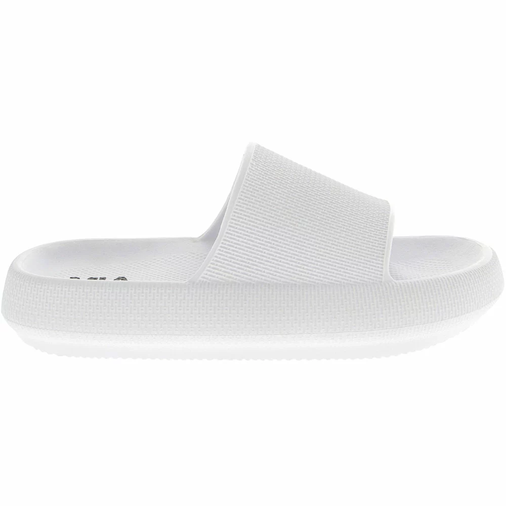 Mia Lexa Slide Womens Sandals White 1 Mia Lexa Slide Womens Sandals White