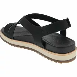 Merrell Juno Backstrap Sandals - Womens Black -Rogan‘s Shoes shop ME 001112 BLK3