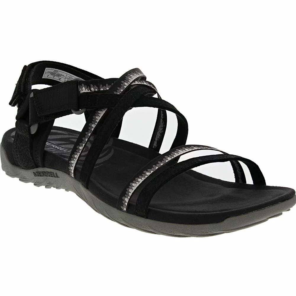 Merrell Terran 3 Cush Lattice Sandals - Womens Black 2 Merrell Terran 3 Cush Lattice Sandals - Womens Black - Image 2