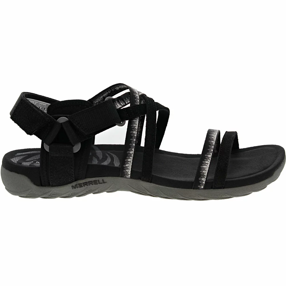 Merrell Terran 3 Cush Lattice Sandals - Womens Black 1 Merrell Terran 3 Cush Lattice Sandals - Womens Black