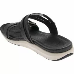Merrell Kalari Shaw Slide Sandals - Womens Black -Rogan‘s Shoes shop ME 03404 BLK3