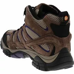 Merrell Moab 2 Mid Ventilator Womens Hiking Boots Bracken Purple -Rogan‘s Shoes shop ME 06050 BRN3