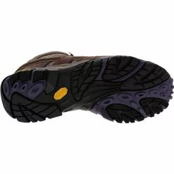 Merrell Moab 2 Mid Ventilator Womens Hiking Boots Bracken Purple -Rogan‘s Shoes shop ME 06050 BRN4