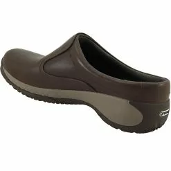 Merrell Encore Q2 Slide Leather Clogs Casual Shoes - Womens Brown -Rogan‘s Shoes shop ME 45812 BRN3