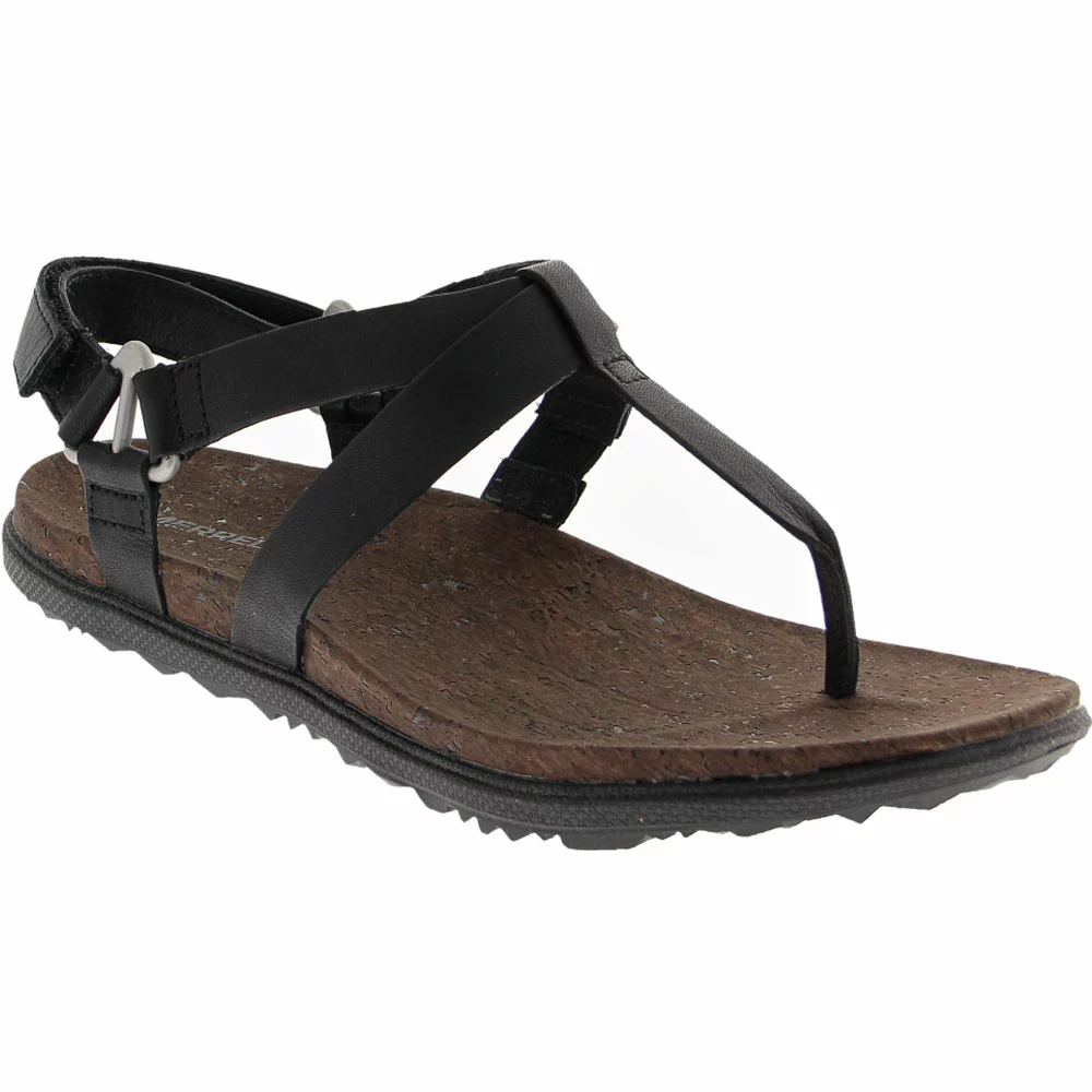 Merrell Around Town Chey T Sandals - Womens Black 2 Merrell Around Town Chey T Sandals - Womens Black - Image 2