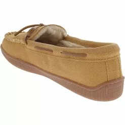 Minnetonka Moccasins Minnetonka Hardsole Slipper Slippers - Womens Tan -Rogan‘s Shoes shop MN 3501 TAN3