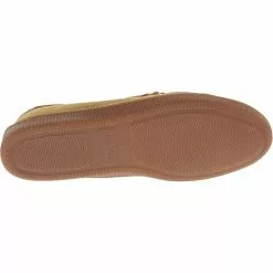 Minnetonka Moccasins Minnetonka Hardsole Slipper Slippers - Womens Tan -Rogan‘s Shoes shop MN 3501 TAN4
