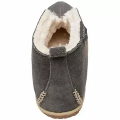Minnetonka Moccasins Minnetonka Tucson Bootie Slippers - Womens Charcoal -Rogan‘s Shoes shop MN 40111 CHA3