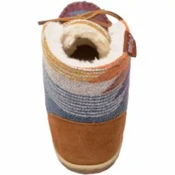 Minnetonka Moccasins Minnetonka Torrey Slippers - Womens Brown Multi -Rogan‘s Shoes shop MN 40141 BNM3