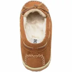 Minnetonka Moccasins Minnetonka Tilia Slippers - Womens Brown -Rogan‘s Shoes shop MN 40151 BRN3