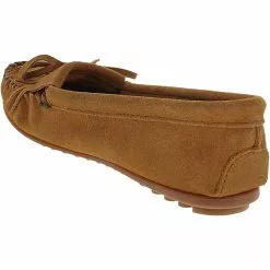 Minnetonka Moccasins Minnetonka Kilty Slippers - Womens Brown -Rogan‘s Shoes shop MN 403 BRN3