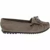 Minnetonka Moccasins Minnetonka Kilty Slippers - Womens Grey