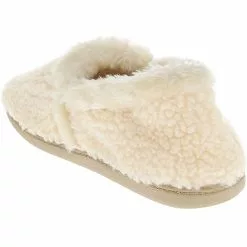 Minnetonka Moccasins Minnetonka Dina Slipper Slippers - Womens Cream -Rogan‘s Shoes shop MN 44001 WHT3