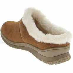 Minnetonka Moccasins Minnetonka Emerson Slippers - Womens Dusty Brown -Rogan‘s Shoes shop MN 69483 CHE3