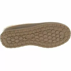 Minnetonka Moccasins Minnetonka Emerson Slippers - Womens Dusty Brown -Rogan‘s Shoes shop MN 69483 CHE4