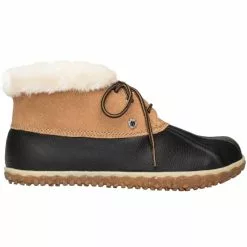 Minnetonka Moccasins Minnetonka Tega Winter Boots - Womens Black Tan