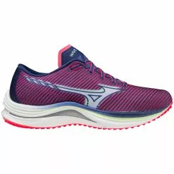 Mizuno Wave Rebellion Running Shoes - Womens Diva Pink Indigo White