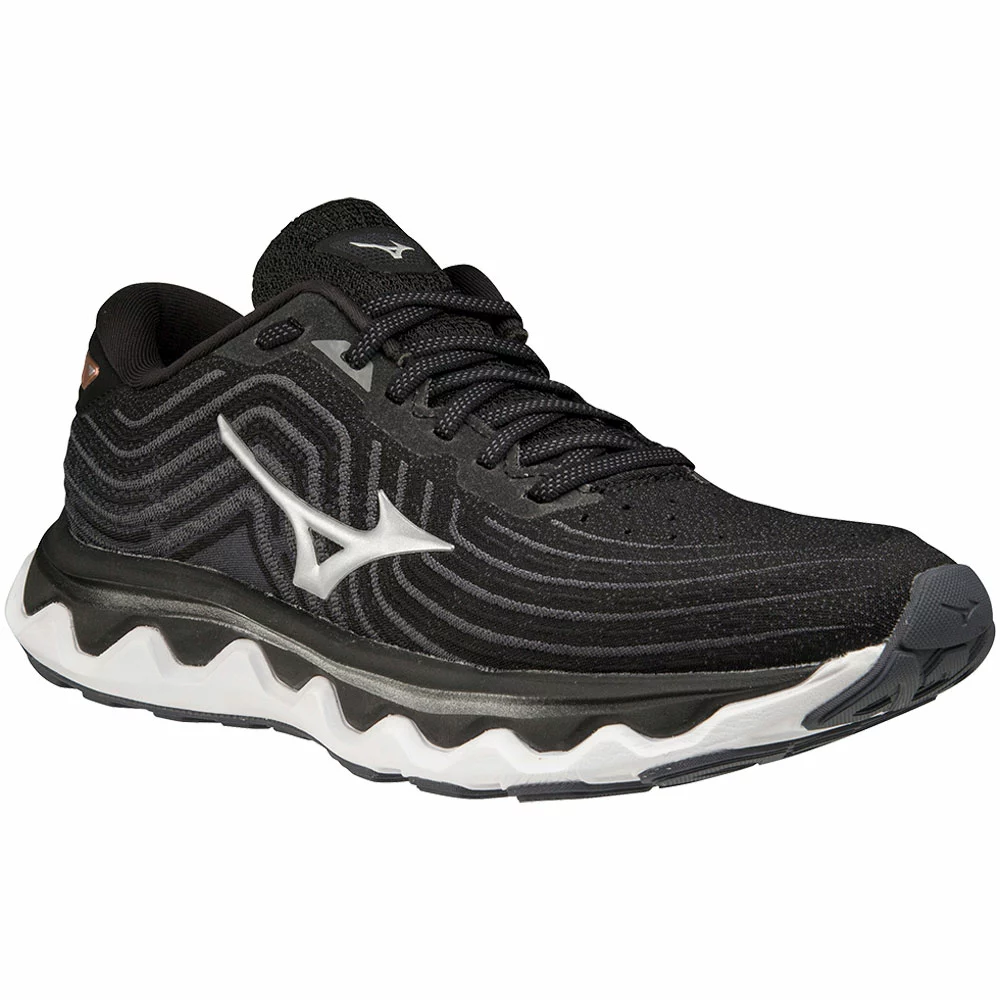 Mizuno Wave Horizon 6 Running Shoes - Womens Black 2 Mizuno Wave Horizon 6 Running Shoes - Womens Black - Image 2