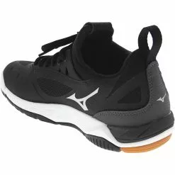 Mizuno Wave Luminous Volleyball Shoes - Womens Black Grey -Rogan‘s Shoes shop MZ 430266 BLK3
