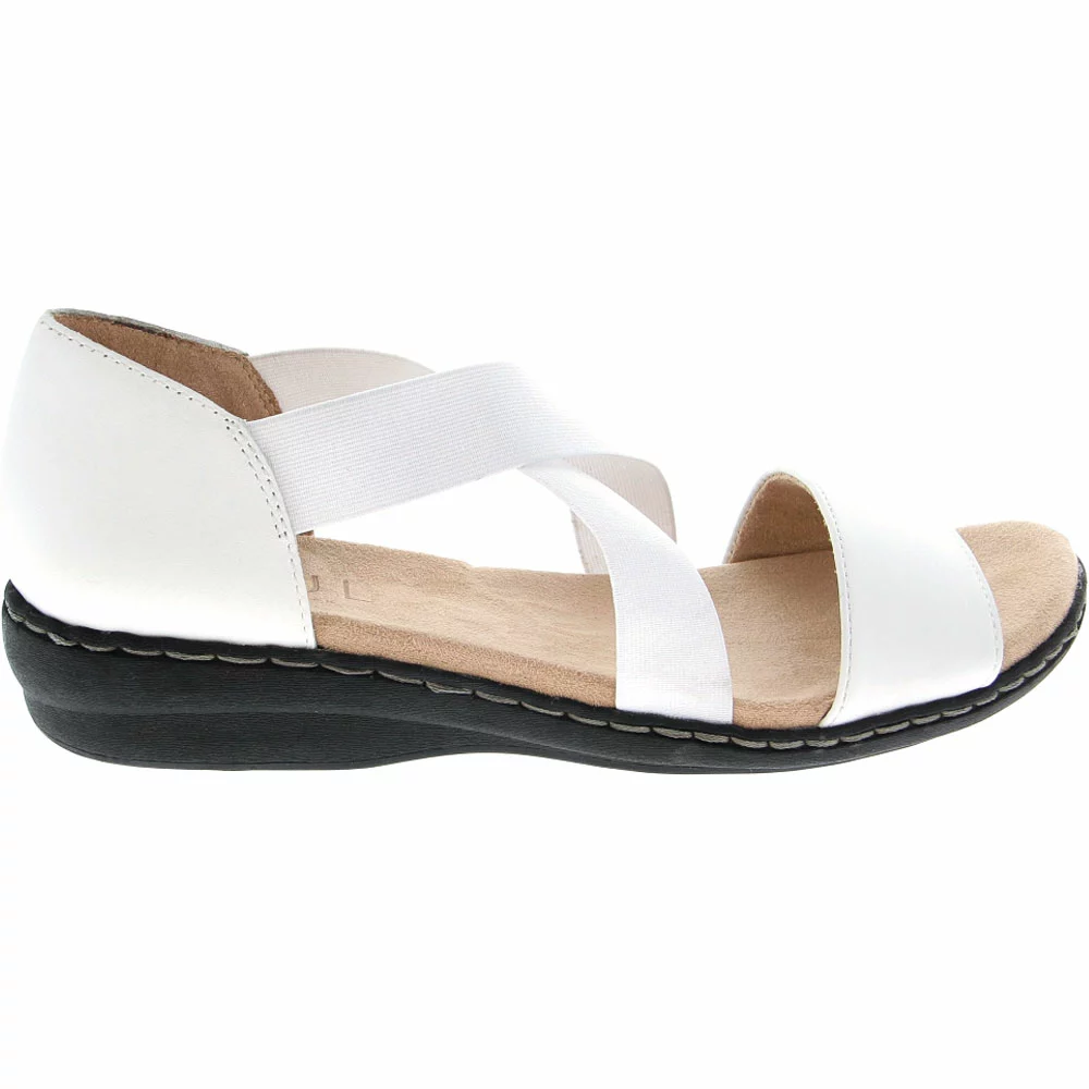 Natural Soul Blume Sandals - Womens White 1 Natural Soul Blume Sandals - Womens White