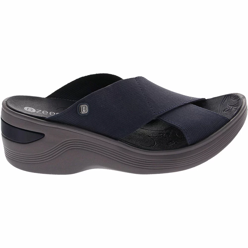 BZees Desire Sandals - Womens Navy 1 BZees Desire Sandals - Womens Navy