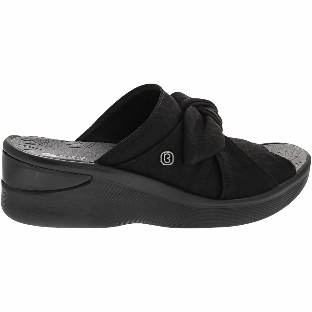 BZees Smile Sandals - Womens Black 1 BZees Smile Sandals - Womens Black