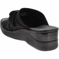 BZees Smile Sandals - Womens Black 6 BZees Smile Sandals - Womens Black -Rogan‘s Shoes shop NA SMILE BLK3
