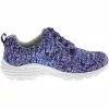 Nurse Mates Align Velocity Womens Slip On Casual Shoes Purple Metallic Crackle