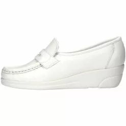 Nurse Mates Pennie Slip On Nursing Shoes - Womens White -Rogan‘s Shoes shop NM 103814 WHT3