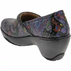 Nurse Mates Bryar Clog Duty Shoes - Womens Mosaic Paisley -Rogan‘s Shoes shop NM 251301 MLT3