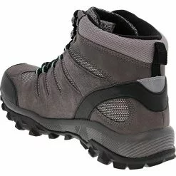 Pacific Mountain Boulder Mid Hiking Boots - Womens Grey Mint -Rogan‘s Shoes shop PA PM004630 GRY3