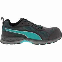 Puma Safety Fuse Knit 2.0 Womens Safety Toe Work Shoes Grey Blue