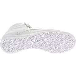 Reebok Freestyle Hi Athletic Shoes - Womens White Grey -Rogan‘s Shoes shop RB 70 WGY4