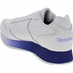 Reebok Classic Harman Ripple Double Womens Lifestyle Shoes White Blue -Rogan‘s Shoes shop RB GZ4135 WPU3