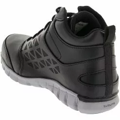 Reebok Work Sublite Mid RB143 Womens Safety Metguard Black -Rogan‘s Shoes shop RB RB143 BLK3
