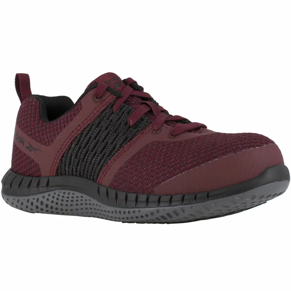 Reebok Work Rb248 Composite Toe Work Shoes - Womens Burgandy 2 Reebok Work Rb248 Composite Toe Work Shoes - Womens Burgandy - Image 2