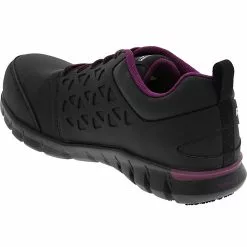 Reebok Work Sublite RB492 Leather Safety Toe Womens Work Shoes Black -Rogan‘s Shoes shop RB RB492 BLK3