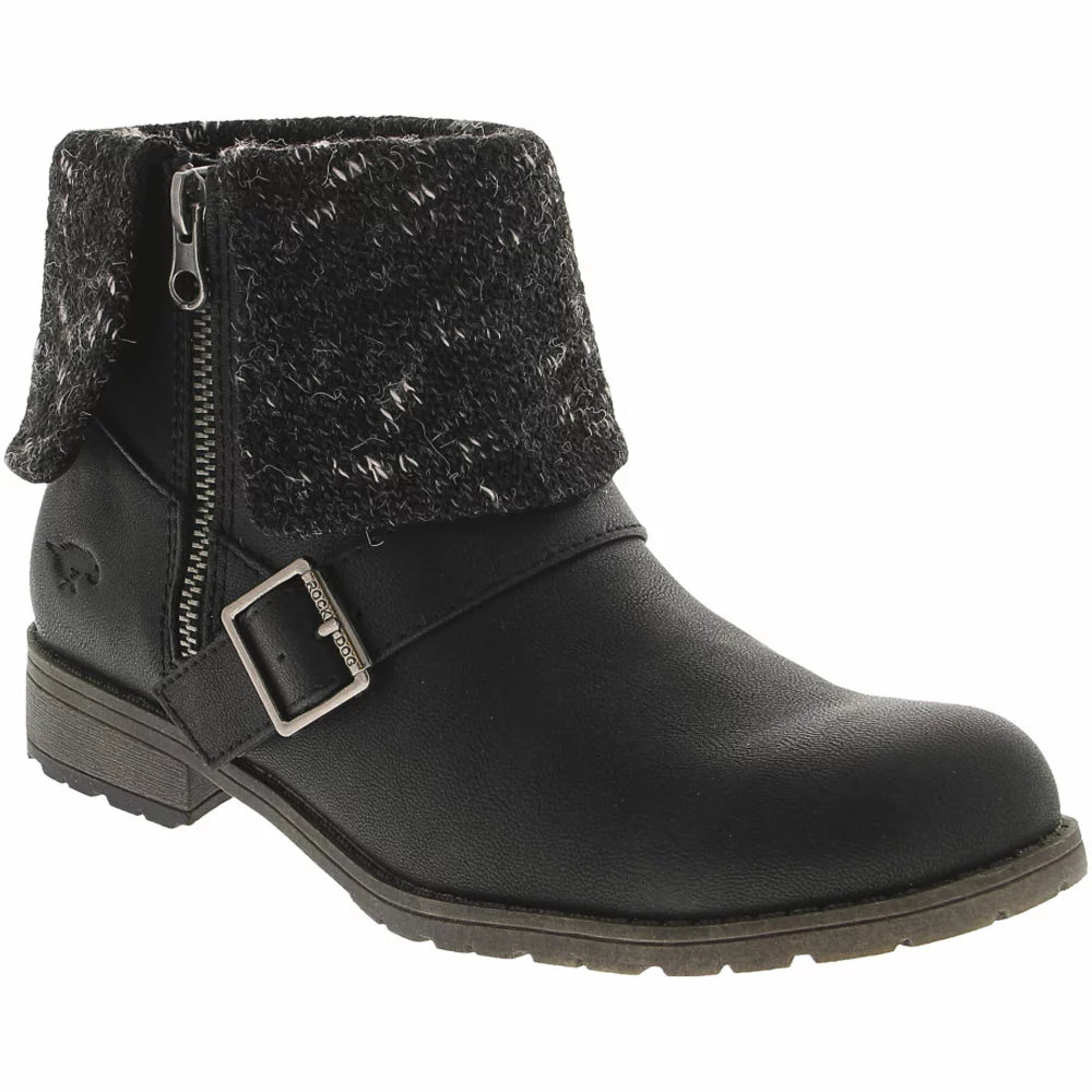 Rocket Dog Bentley Ankle Boots - Womens Black Black 2 Rocket Dog Bentley Ankle Boots - Womens Black Black - Image 2