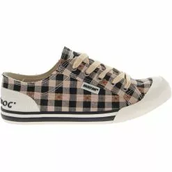 Rocket Dog Jazzin Lifestyle Shoes - Womens Brown Plaid Natural