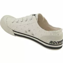 Rocket Dog Jazzin Lifestyle Shoes - Womens White -Rogan‘s Shoes shop RD JAZZIN WHT3