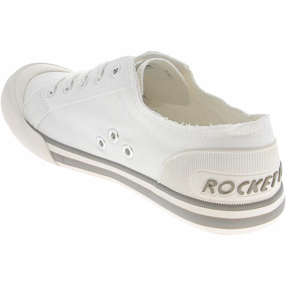 Rocket Dog Jazzin Lifestyle Shoes - Womens White Canvas 3 Rocket Dog Jazzin Lifestyle Shoes - Womens White Canvas - Image 3