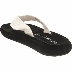 Rocket Dog Spotlight 2 Flip Flops - Womens White -Rogan‘s Shoes shop RD SPOTLIG2 WHT3