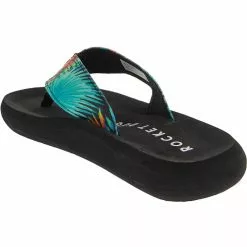 Rocket Dog Spotlight 2 Flip Flops - Womens Black Multi -Rogan‘s Shoes shop RD SPOTLIG2 XMT3