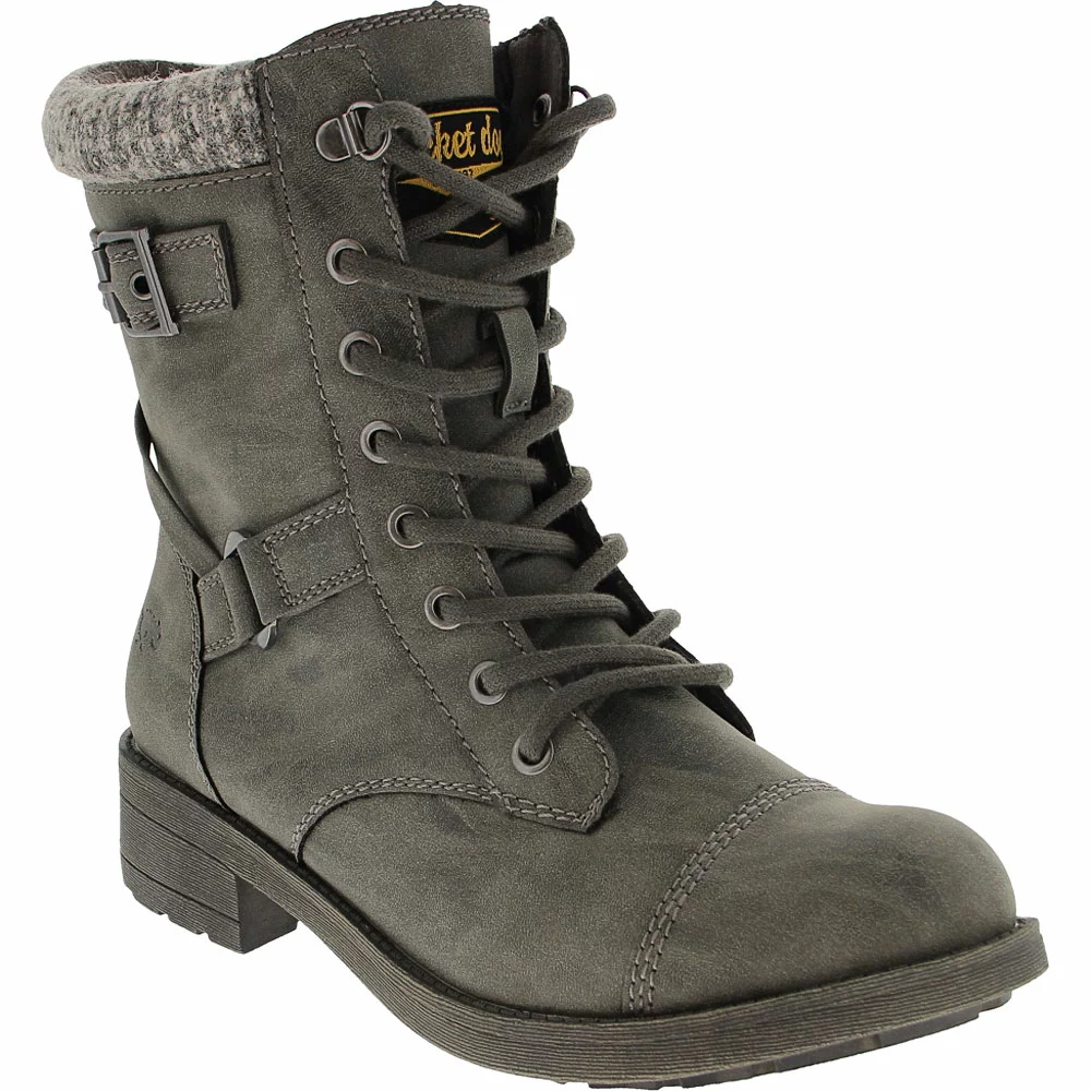 Rocket Dog Thunder Casual Boots - Womens Grey 2 Rocket Dog Thunder Casual Boots - Womens Grey - Image 2